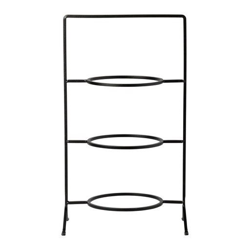 Costa Nova - Etagere rond 3-laags voor amuseborden Boutique metallic black (1 stuk)