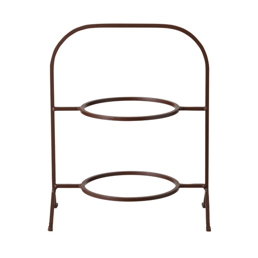 Casafina - Etagere rond 2-laags voor dessertborden Deer Friends / The Nutcracker metallic brown (1 stuk)