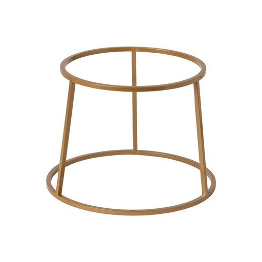 Costa Nova - Verhoger rond hoog Stacked Organic gold (24 cm, 2 stuks)