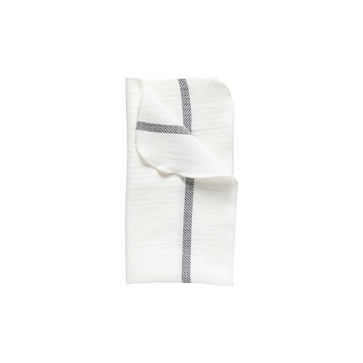 Casafina - Servet 50% linnen 50% katoen Carolina white-blue (2 stuks)