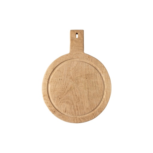 Costa Nova - Snij-/serveerplank eikenhout rond met handvat Oak Collection oak wood (40 cm, 1 stuk)