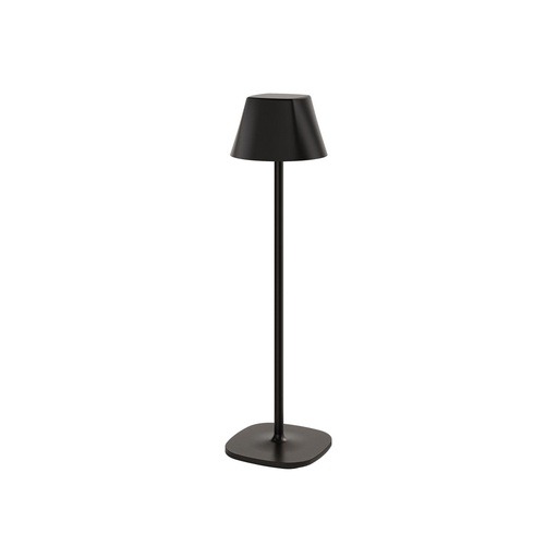 [DTH117587] Duni - LED-lamp oplaadbaar Veya metaal zwart (35 x Ø 10,8 cm, 1 stuk)