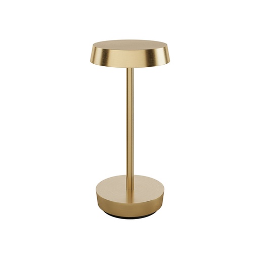 Duni - LED-lamp oplaadbaar Nour 2.0 metaal messing (21,2 x Ø 10,5 cm, 1 stuk)