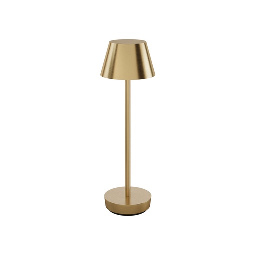Duni - LED-lamp oplaadbaar Zelda 2.0 staal messing (35 x Ø 10,5 cm, 1 stuk)
