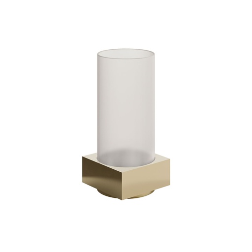 [DTH117615] Duni - Lichtkap Column glas goud (13 x 6 cm, 6 stuks)