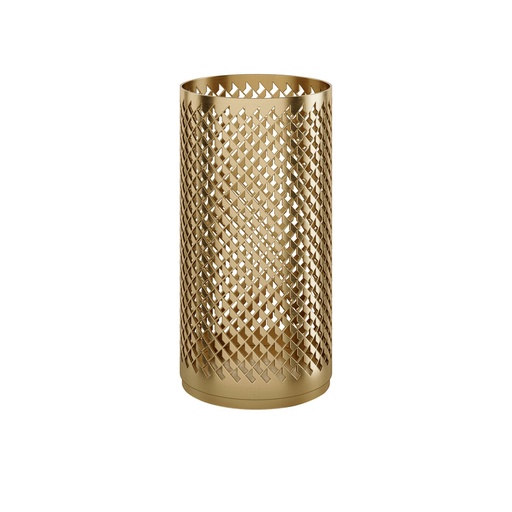 [DTH117641] Duni - Lichthouder Bliss aluminium goud (7 x 14 cm, 6 stuks)