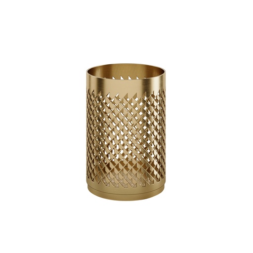Duni - Lichthouder Bliss aluminium goud (6 x 9 cm, 6 stuks)