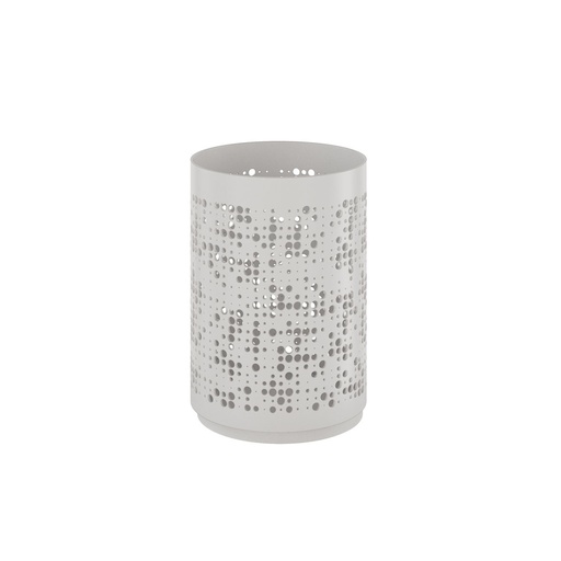 [DTH117646] Duni - Lichthouder Grace aluminium wit (6 x 9 cm, 6 stuks)
