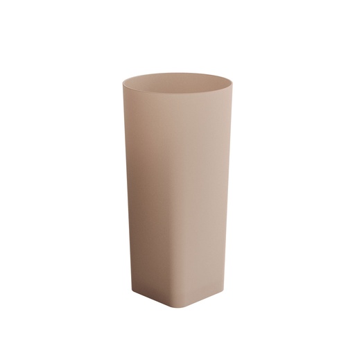 Duni - Lichthouder Miro siliconen bruin (7,9 x 14,8 cm, 6 stuks)
