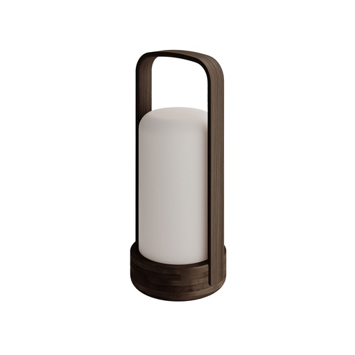 Duni - Lichthouder Ryo walnotenhout (9,2 x 22,1 cm, 6 stuks)