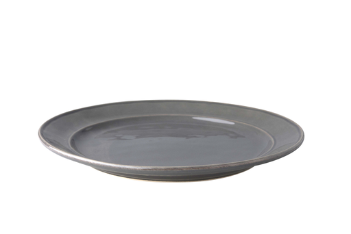 [DTH00365] Bord Coimbra 24,5 cm grijs Stoneware