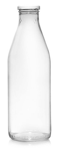 [DTH00747] Cerve Fles Clear 1 liter Glas