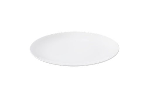 [DTH00844] Maastricht Porselein - Bord coupe Blanc De Blancs wit (24,5 cm, 6 stuks)