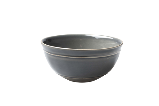 [DTH01704] Schaal Coimbra 15,5 cm 52 cl grijs Stoneware