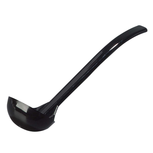 [DTH01961] Carlisle - Serveerlepel Carly polycarbonaat zwart (24 cm, 12 stuks)