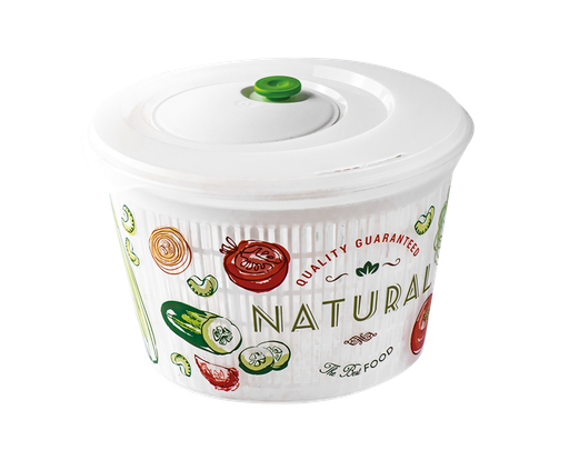 Snips Slacentrifuge Deco 25 cm 4 liter Kunststof Wit (72 stuks)