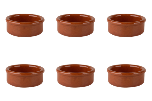 [DTH00530] Tapas Boterpot Classico 6 cm 4 cl Aardewerk Bruin