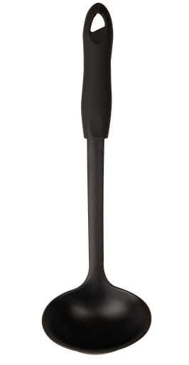 [DTH02020] Soeplepel Ergo 30 cm Polyamide zwart