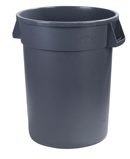[DTH02554] Carlisle - Afvalbak Bronco polyethyleen grijs (51x58,5 cm, 76 l, 1 stuk)