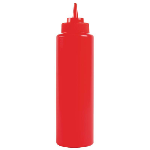 [DTH02874] Knijpfles 34 cl rood (12 stuks)