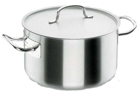 [DTH02953] Lacor Kookpan met deksel Chef Classic 20 cm 4,3 liter 18/10 Zilver