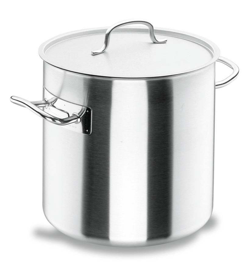 [DTH02954] Lacor Kookpan met deksel Chef Classic 24 cm 11 liter 18/10 Zilver
