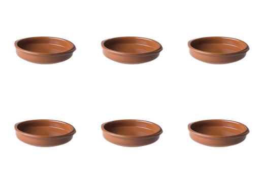 [DTH03029] Tapas Ovenschaal Classico 14 x 2,5 cm Aardewerk Bruin