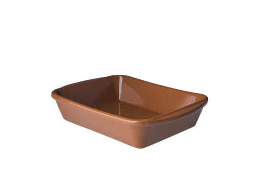 [DTH03031] Tapas Ovenschaal Classico 18 x 14 x 4,5 cm Aardewerk Bruin