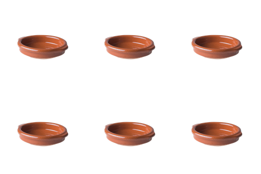 [DTH03042] Tapas Ovenschaal Classico 8 x 2 cm Aardewerk Bruin