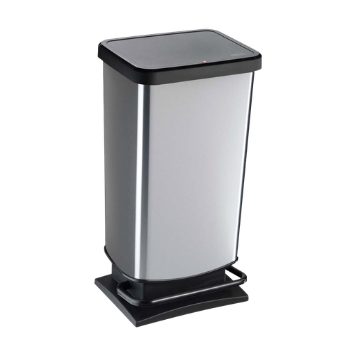 [DTH03051] Rotho Pedaalemmer Paso 35 x 30 x 68 cm 40 liter Kunststof Zilver