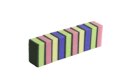[DTH03111] Betra - Schuurspons assorti kleuren (90x60x30 mm, krimp 10 stuks)