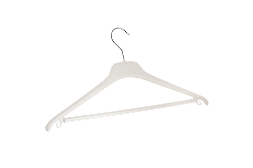 [DTH03898] Kledinghanger 44,5 cm Polypropyleen wit