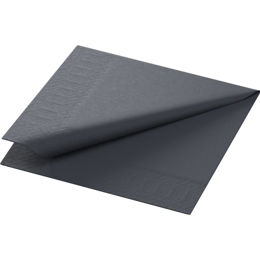 Duni - Servet tissue 2-laags zwart (24 x 24 cm, 2400 stuks)