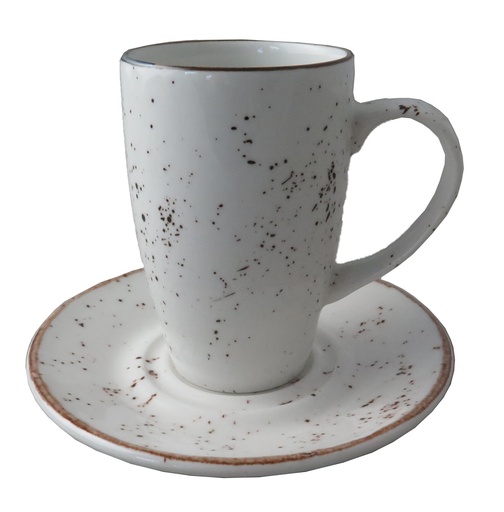 [DTH01434] Rustic beker 28 cl wit (1 stuk)