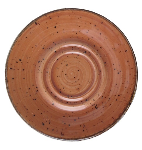 [DTH01443] Rustic cappuccinoschotel 16 cm* terra (24 stuks)