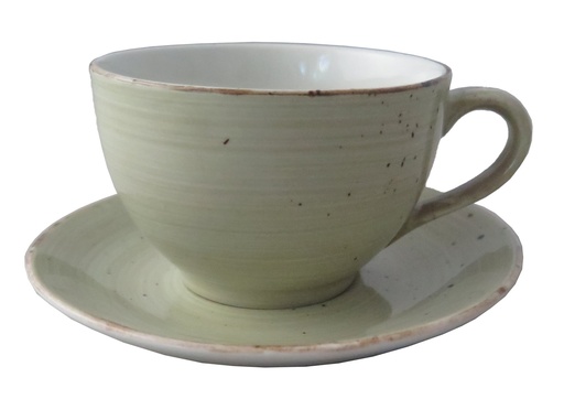 [DTH01497] Rustic koffiekop 23 cl L groen (24 stuks)