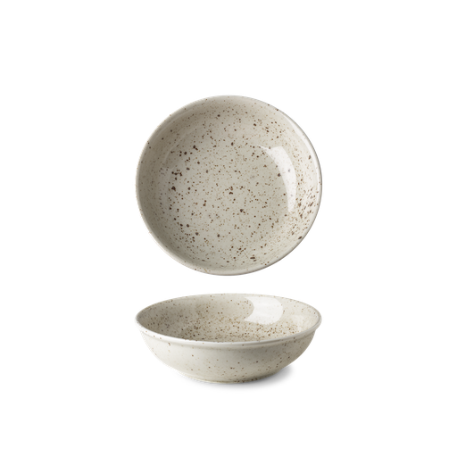 [DTH01853] Schaaltje rond crème (13 cm, 6 stuks)
