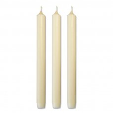 [DTH02506] Cilindrische dinerkaars ivoor (Ø 23 x 250 mm, 48 stuks)