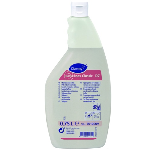 [DTH03578] Suma - Rvs-reiniger Inox Classic D7 (6 x 750 ml)