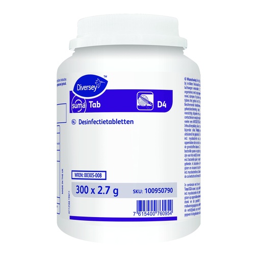 [DTH03622] Suma - Vaatwastabletten Tab D4 (300 stuks)
