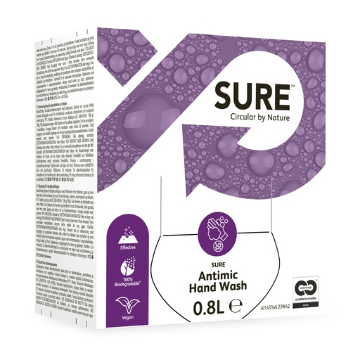 [DTH04931] Sure - Handzeep Antimicrobial Hand Wash (6 x 800 ml)