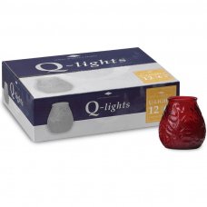 [DTH05028] Q-Lights - Sfeerlicht Original U-Lights rood (12 stuks)