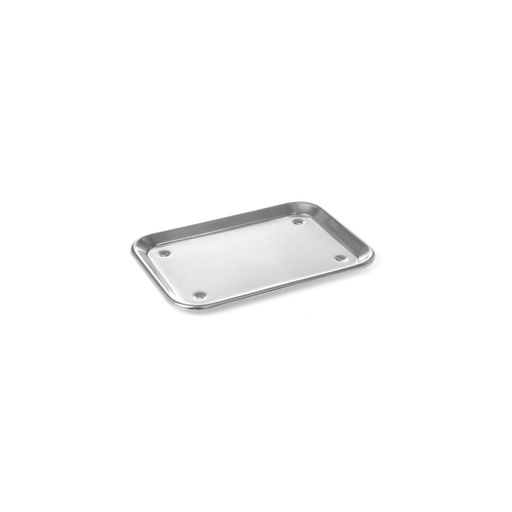 Vitrineplateau 240x170 mm rvs met noppen