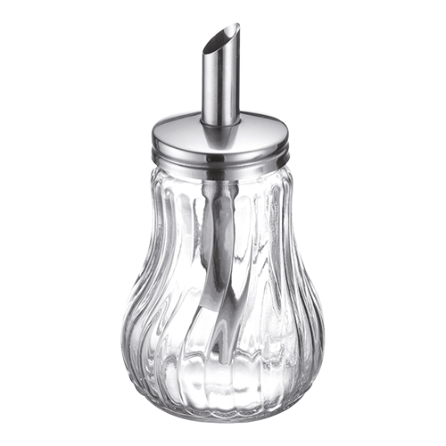 [DTH08014] Suikerstrooier, rvs/glas 28 cl