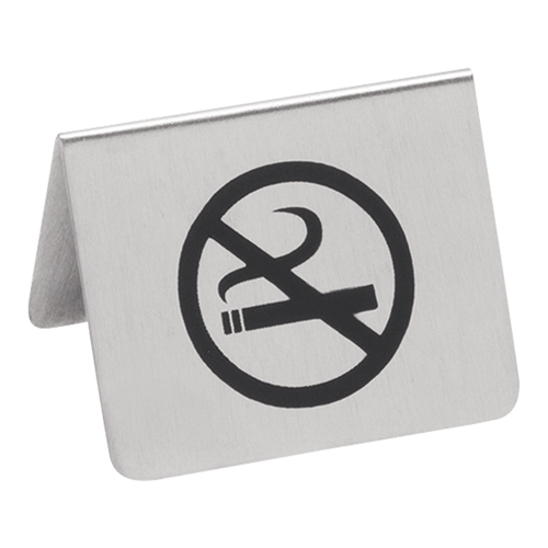 [DTH08314] bordje no smoking 2 zijdig