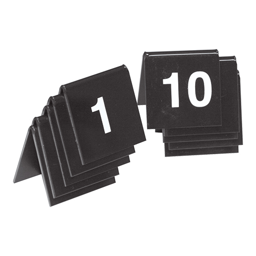[DTH08315] tafelnummer set 01-10 zwart