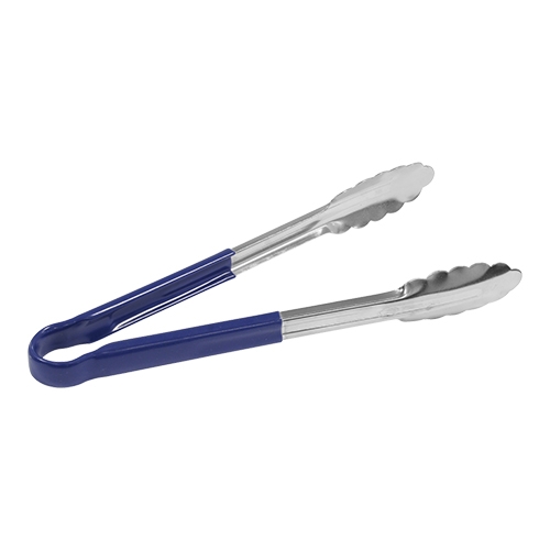 [DTH08416] serveertang 30cm rvs/blauw