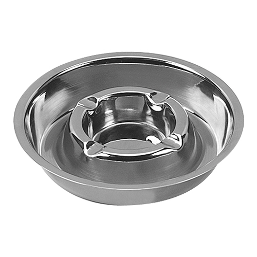 [DTH08546] asbak rvs 16cm