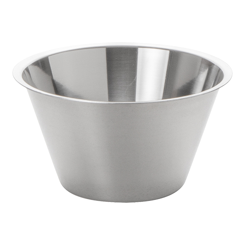 [DTH09234] conische schaal rvs  0.5 lit.