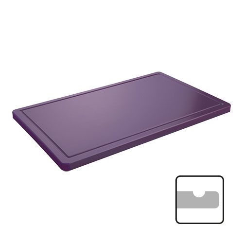 [DTH09796] snijblad paars geul 60x35x2cm
